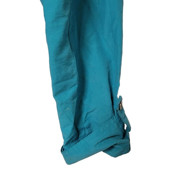 VINTAGE Columbia Jacket Womens Medium Blue Full Zip Hooded Rain Coat Pockets - Picture 5 of 7